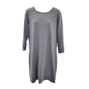 2/$20 Gap Plain Grey Top Blouse 80% Cotton Size: M